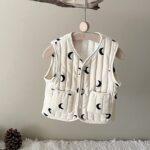 Girls Quilted Sleeveless Jacket