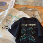 Summer Toddler Boys T-Shirt Cotton Dinosaur Little