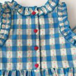 Toddler Baby Girls Summer Outfits Ice Cream Embroidery Striped Flutter